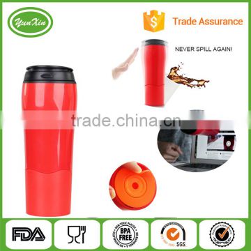 540ML plastic leak proof never spill travel mighty mug