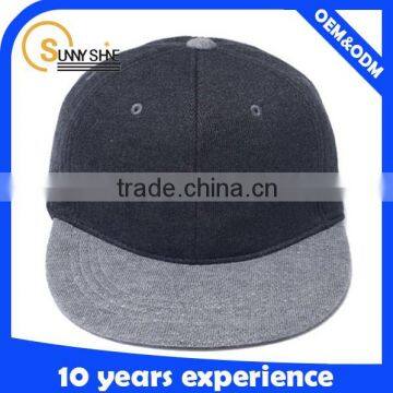 6 panel wool baseball cap