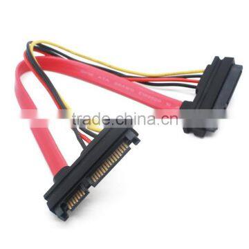 Sata 7+15 pin female to male cabel