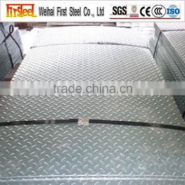 Prime quality hot dipped galvanized steel checkered plate