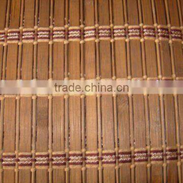 Carbonized bamboo blinds