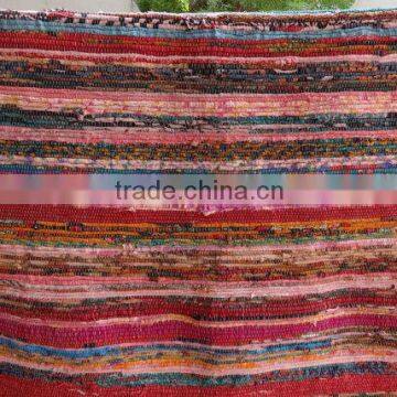 Chindi Durrie ,Carpet hand made,Hand loomed Rag Rug