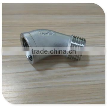 1/2" BSPT x 1/2" BSPP Street Elbow 45 DEG Grade 316