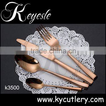 cheap flatware gold,copper cutelry,copper plated flatware wholesale                        
                                                Quality Choice