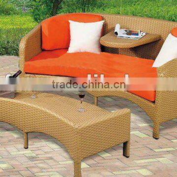 used rattan furniture corner sofa cum bed