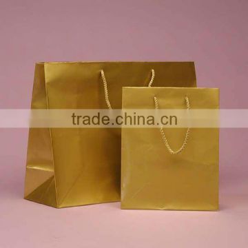 2012 metallic golden hot paper shopping bag for USA--BB49