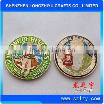 Hard enamel cutomized metal jukebox coin souvenir metal coin