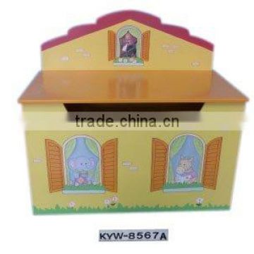 Kids Wooden Imaginative Design Toy Box/ Chest