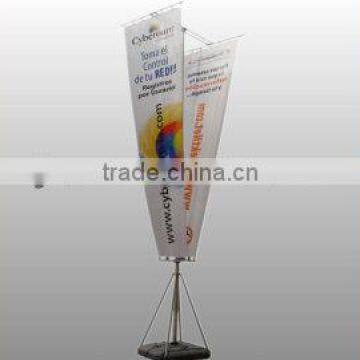 Promotional Flag Banner Exhibition Flying Banner Trade Show Banner Stand