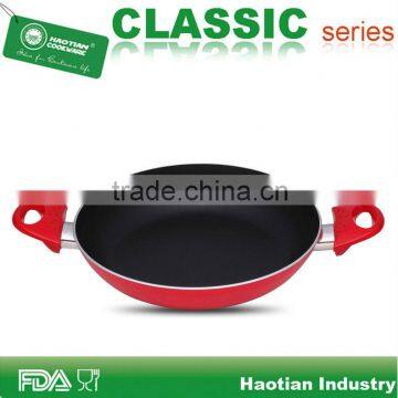 Double handle non-stick frying pan,two handled fry pan