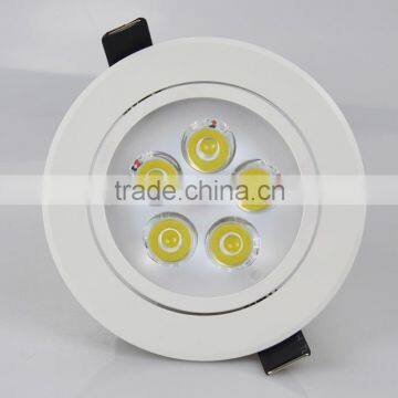 LED Ceiling Light Ceiling Light Led Aluminum White High Power Round 5w Ceiling Light 2700k-6500k photo-2