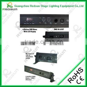 Lowest Price and High Quality RGB Solar Stair Chargeable Magic Strip Disco Flood Strip Fresnel Screen LED Sign Marquee Washer photo-3