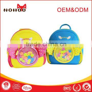 NOHOO newest 3D cartoon backpack beautiful kids school bags for girls 2016                        
                                                                                Supplier's Choice