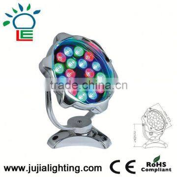 High quality 12/24v 9w IP68 stainless steel led underwater light for fountain made in china
