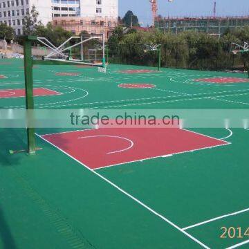 high performance basketball court surface material, basketball & tennis flooring