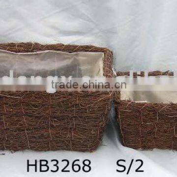 Garden Rattan Plant Box