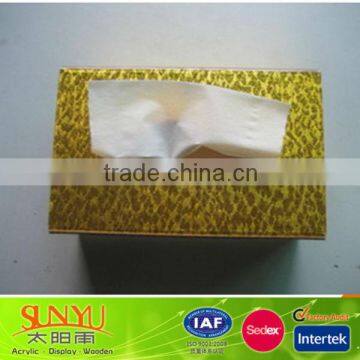 golden acrylic tissue box/toilet tissue holder