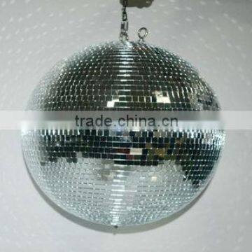 Attractive Party Stage Silver Disco Mirror Reflective Glass 12inch Plastic Ball photo-4