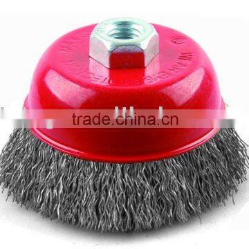 crimped SS cup brush