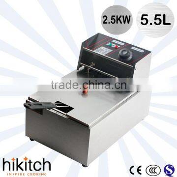 JB-81 commercial Kitchen equipment 5.5L electric turkey fryer/chicken deep fryer machine.