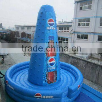 Advertising inflatable rock climbing