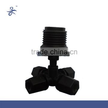 4 way Cross Atomization Micro Sprinkler for Flowers Greenhouse