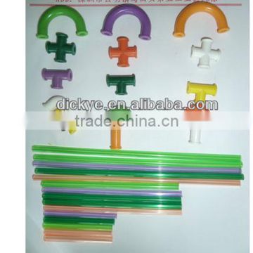 Newest Connectable DIY Straws For Your Drink Kids Party Fun Straw create your own style shape