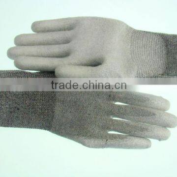 BAMBOO fiber nitrile coated palm garden Gloves