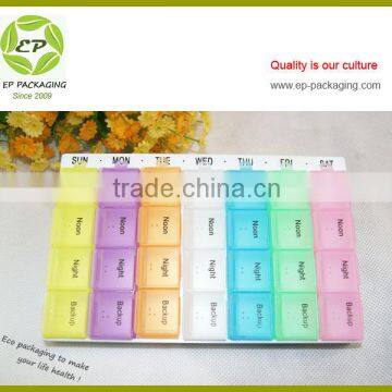 Hot Sales a weekly 28cases plastic pill cases China