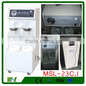 Factory Price Medical Electrical Suction Machine/Electric Portable Suction Unit MSL-23C.I-4