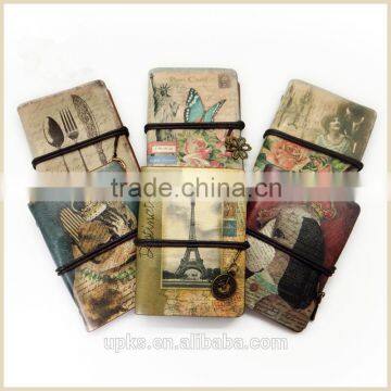 Travel diary Address Book Kraft paper cover cheap school exercise notebook