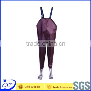 Handmade Kids PVC wader 70D nylon Fabric PVC boots wholesale