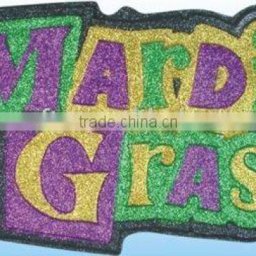 Mardi Gras Wall Plaque