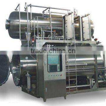 Immersion retort sterilizer