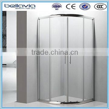 90x90cm 6mm tempered glass sliding toilet shower cabin