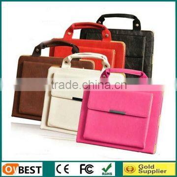2015 New arrived leaher bag for ipad Air 2 & hand bag for new ipad