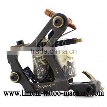 Professional new style pure copper tattoo machine with lettering