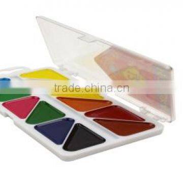 Watercolor set, watercolour, water color, 12 colors with or without brush