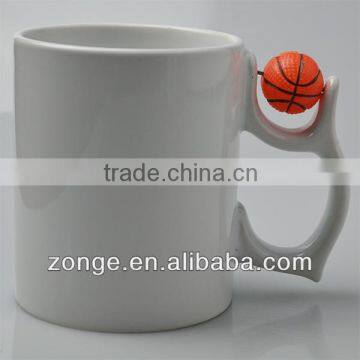 11oz Basketball Handle Sublimation Mug Factory