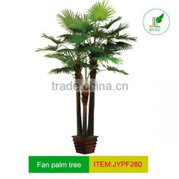 artificial fan palm tree for office decoration