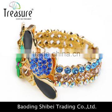 Dubai Handmade Gold Rhinestone Mosaic Ethnic Bracelet Bangle on Sale in 2016 New Year photo-6