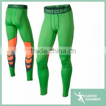 2015 fashion new design sublimation take five mens compresstion pants active wear