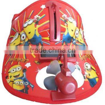 plastic sun visor cap,fan sun visor,sun visor with fan
