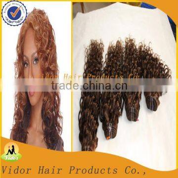 7a Grade Wholesales Unprocessed Curly Natural Hair Extensions /Brazilian Human Hair Extensions