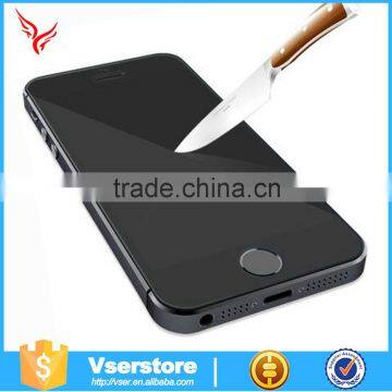Anti glare full cover 0.33mm phone screen protector privacy best phone protector for iphone5/5s tempered glass screen protector