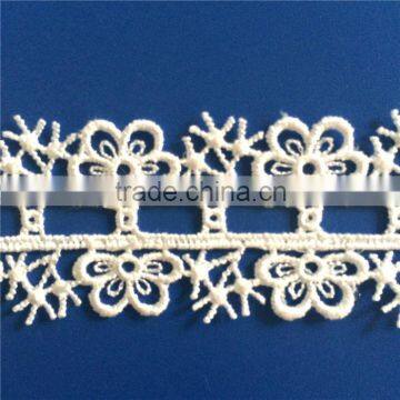 Polyester/Cotton fashion high quality swiss lace fabric