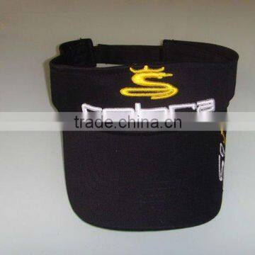 100% cotton fashion embroidery auto sun visor