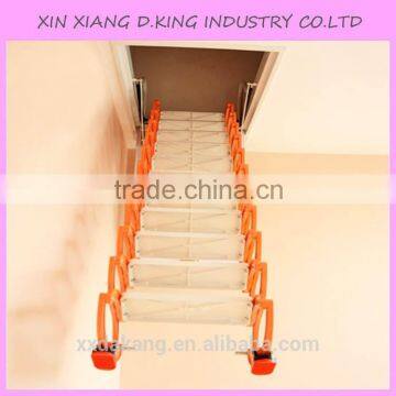 Attic lifts telescopic retractable aluminium household staircase attic stairs loft ladder attic stairs                        
                                                                                Supplier's Choice