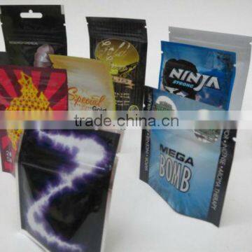 wholesale empty heat seal incense bag darkness for sale