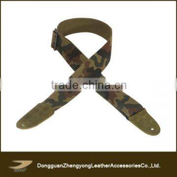 Fashion camouflage pattern nylon guitar strap , guitar accessories